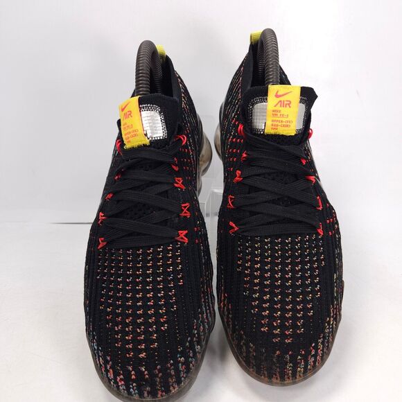 Nike Air Vapormax Flyknit 3 Athletic Running Shoe Womens Size 7 AJ6910-009 Black - Picture 2 of 10
